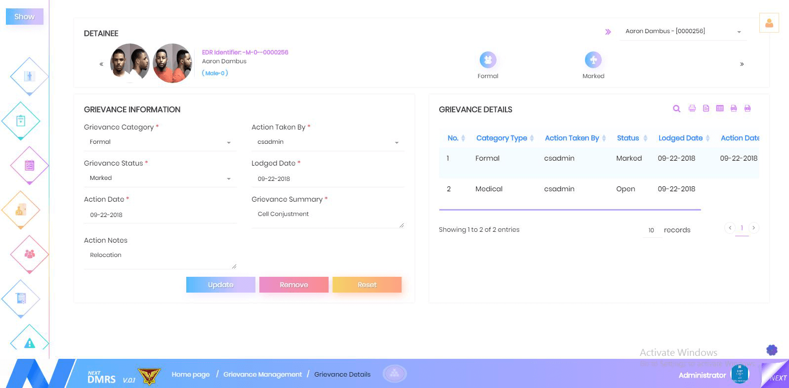 Next Inc - GRIEVANCE MANAGEMENT